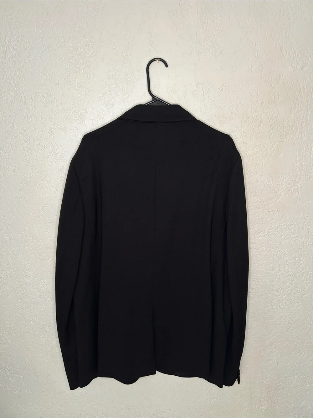 AllSaints Black Two-Button Notch Lapel Blazer